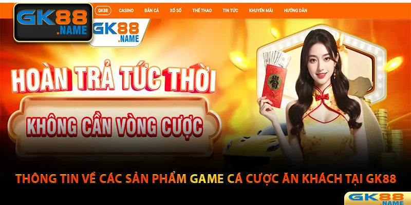 Danh sách các sảnh cược Thể Thao ở GK88